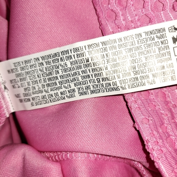 2 FOR 20 SALE Forever 21 Knit Eyelet Pink Icing Dress Size Medium - Picture 6 of 8